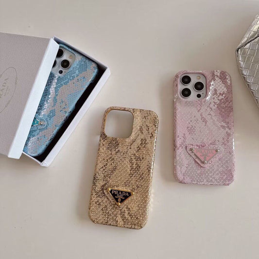 Apple snakeskin mobile phone case