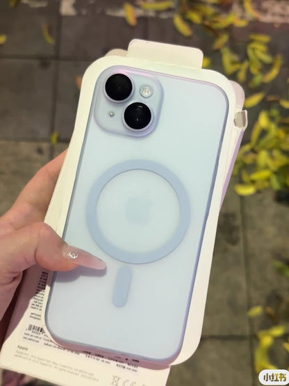 Apple transparent all-inclusive anti-fall new protective case with magnetic suction