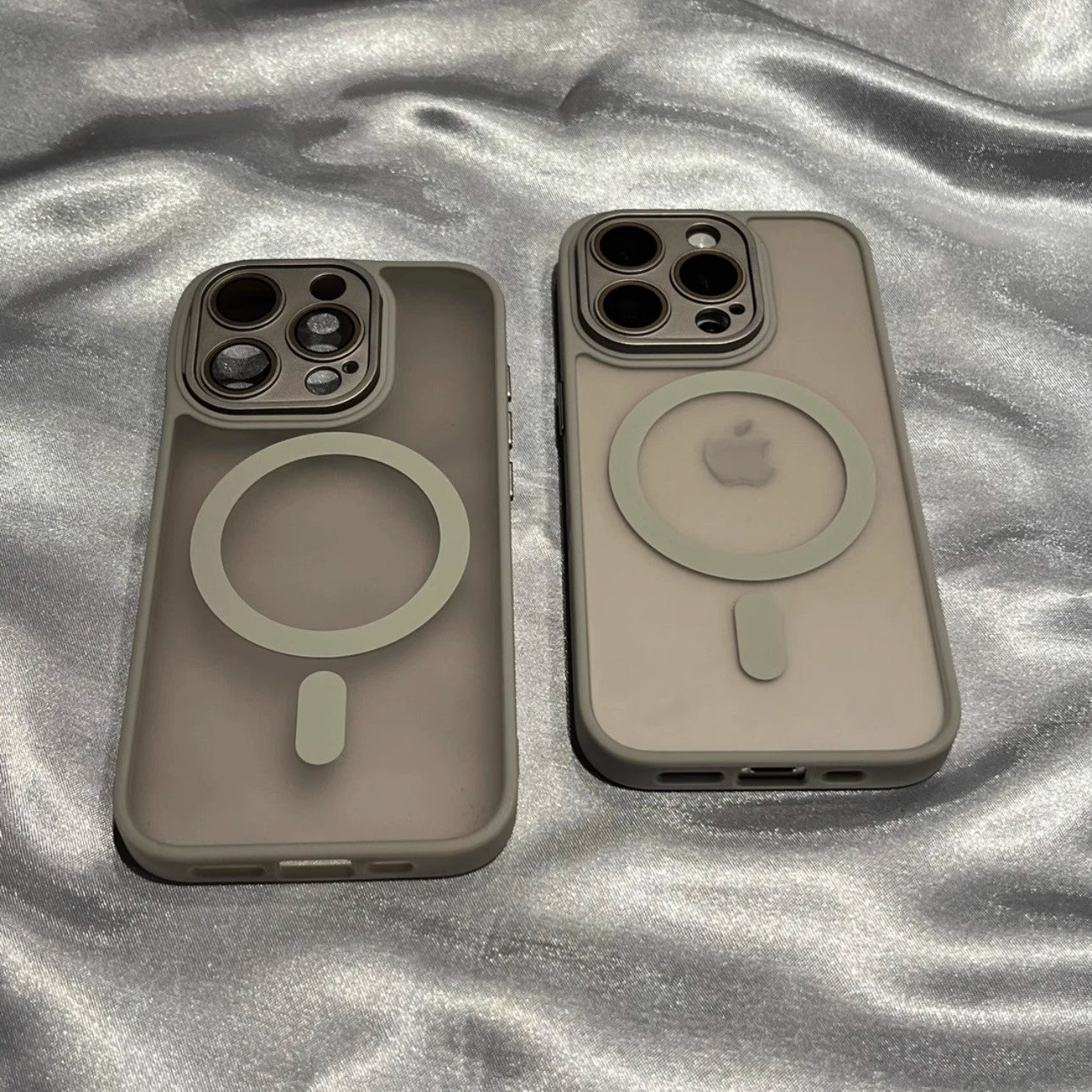 Apple mobile phone hard case magnetic frosted belt magnetic rechargeable