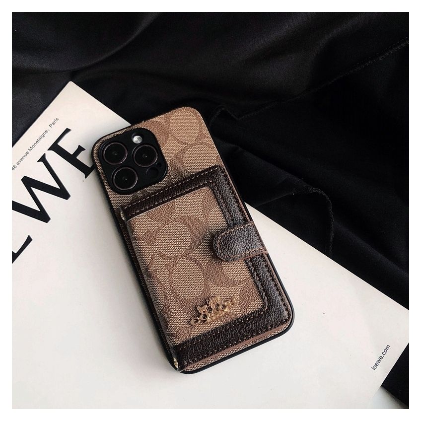 Apple mobile phone case integrated crossbody card holder crossbody card insert protective cover