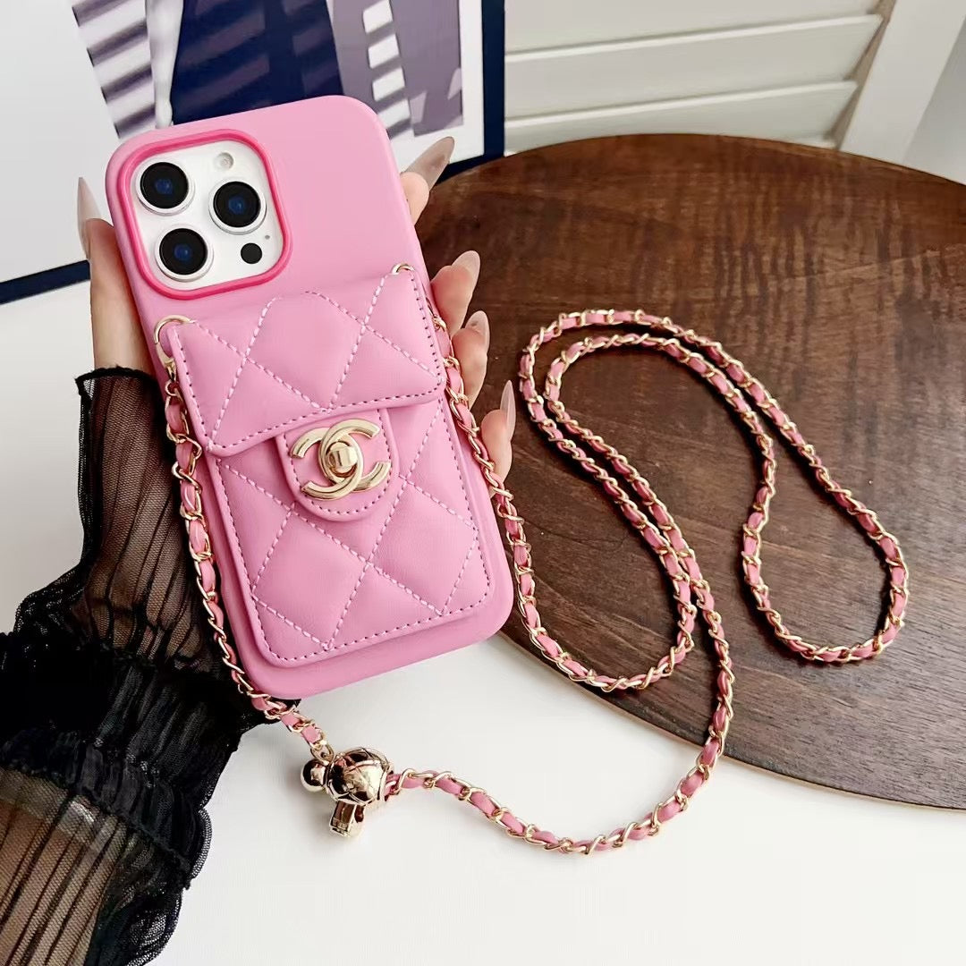 Apple mobile phone small Chanel lambskin full soft case